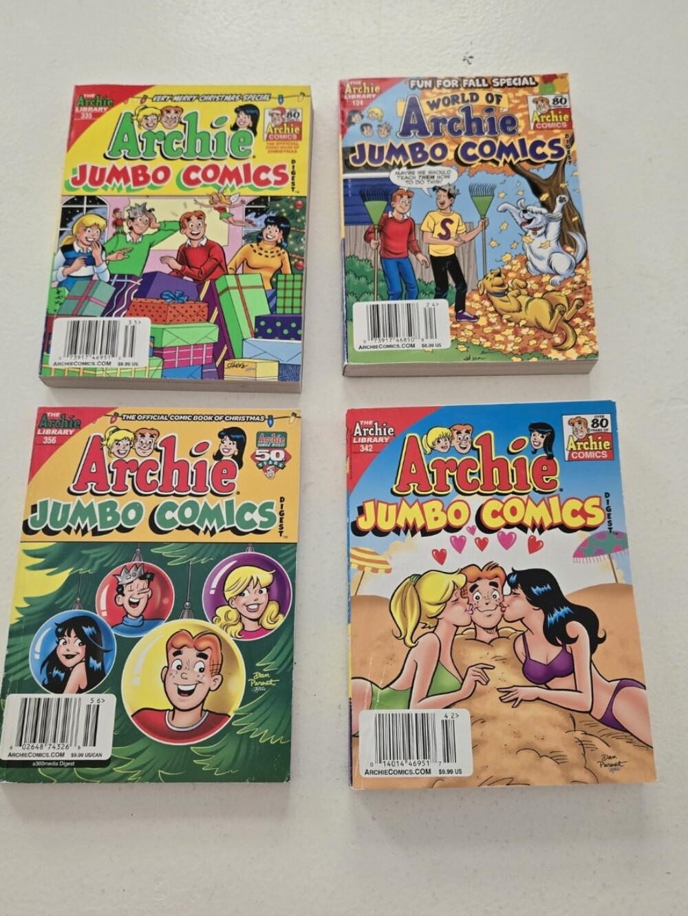 Archie Jumbo Comics Comic Books 124 335 342 356